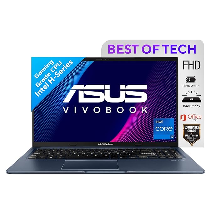 ASUS Vivobook 15, 15.6" (39.62cm) FHD, Intel Core i7-12700H 12th